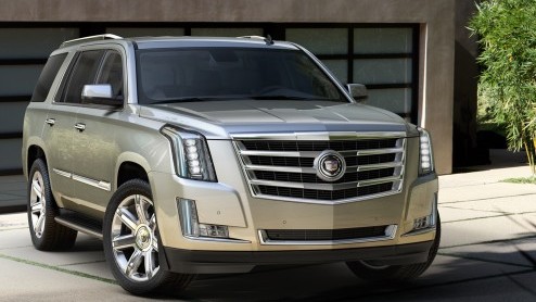 Cadillac introduceert de nieuwe Escalade 6.2 V8 model 2015, die begin volgend jaar op de markt komt.